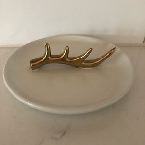 Threshold White Antler Ring Tray